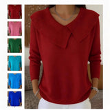 Lúcia - Camisola de Gola Trabalhada