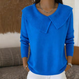 Lúcia - Camisola de Gola Trabalhada