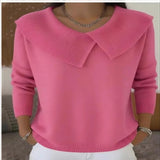 Lúcia - Camisola de Gola Trabalhada