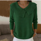 Lúcia - Camisola de Gola Trabalhada