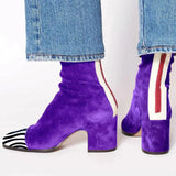 Vitória - Botas de Salto com bico arredondado